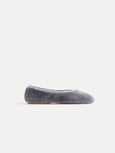Sheepskin ballerinas - ombra