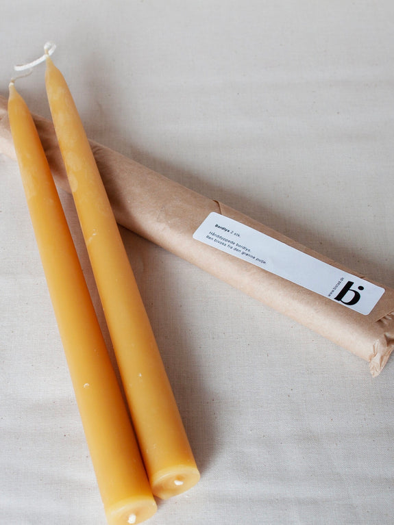 Candles in beeswax - 2 pack