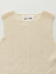 Ena knitted top - pure ecru