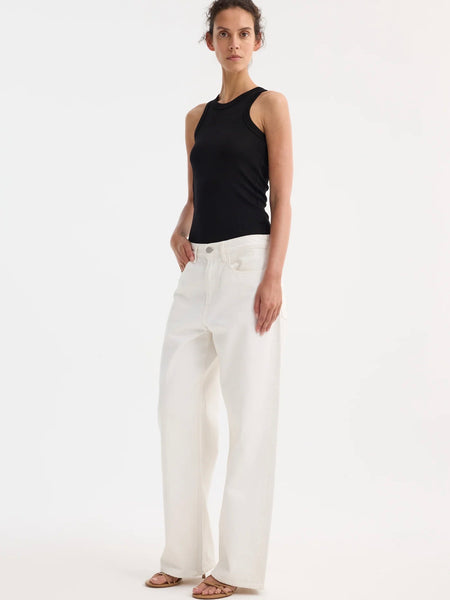Signature Baggy Fit Denim - Optic White