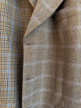 Contrasted blazer in green tones