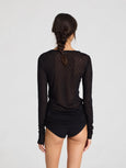 Fermi Silk Top - Black