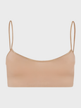 Touch Feeling CROP TOP - beige