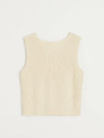 Ena knitted top - pure ecru