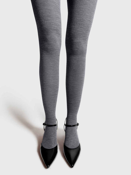 MRS MERINO WOOL tights - Light Grey