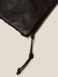 TRENA Flat Square Crossbody Bag - black