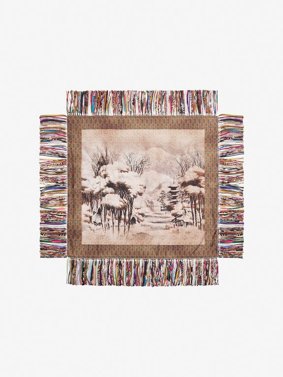 ALOEUW Bandana Scarf Silk 90x90 - multicolor