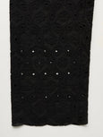 Ava pant embroidery - black