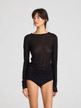 Fermi Silk Top - Black