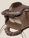 BOMBON VELVET FOULARD - teak