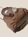 BOMBON VELVET FOULARD - teak