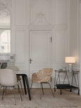 Bat Dinning Chair - conic base / fully upholstered