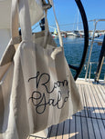 Logo canvas bag Large Stripes
