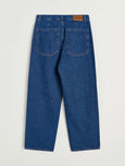 Carlo midwaist wide jeans - mid blue