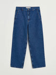 Carlo midwaist wide jeans - mid blue