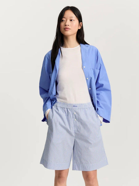 Casual shorts long petite - mix air blue