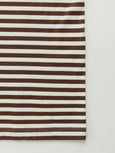 Classic circular tee striped - mix coffee
