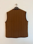 Loan quilted vest - Chestnut brown