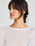 Fermi Silk Top - White