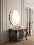 Wall Mirror 110cm diameter - polished brass