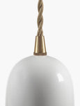 Pendant lamp white Olympia n°1