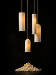 Pendant lamp white Olympia n°4