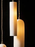 Pendant lamp white Olympia n°3