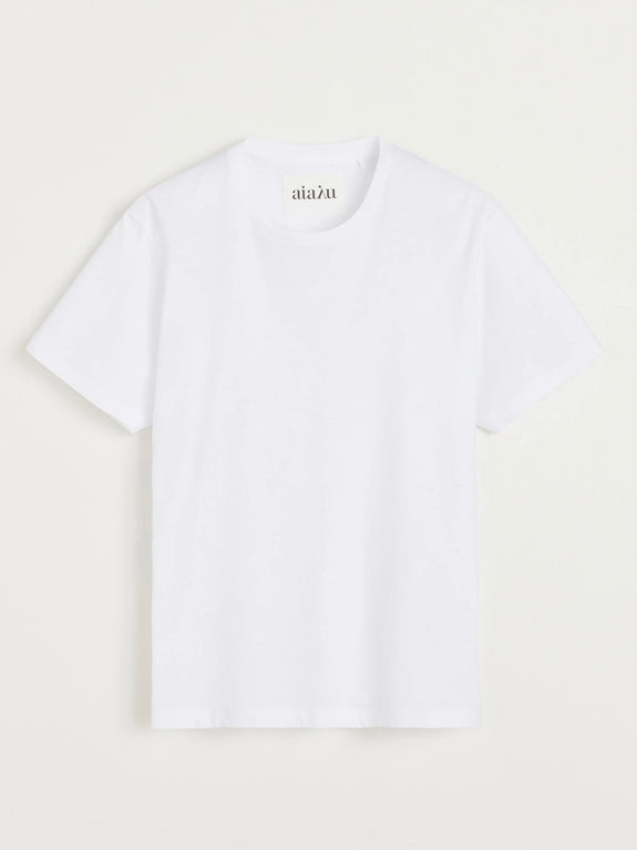 Classic circular tee - white