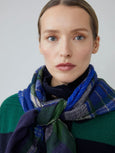 CHAÏ SCARF N°752 - ROYAL BLUE