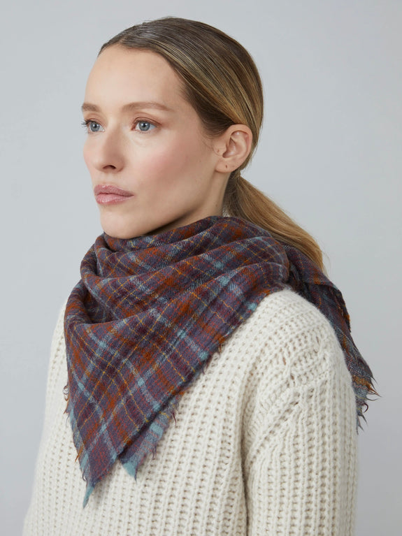EDIMBOURG SCARF N°800 - SLATE GREY