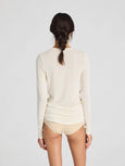 THYRA WOOL TOP - OFF WHITE