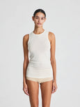 ALBERTE WOOL TOP - OFF WHITE