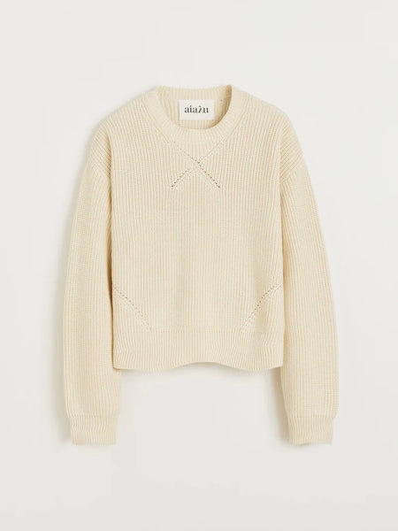 Kindra sweater - pure ecru