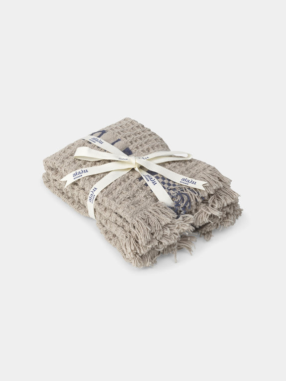 KITCHEN CLOTH (2 PCS) - dried linen