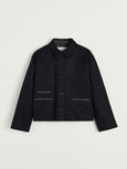 Lela shirt twill - black