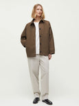 Moa jacket oilskin - bark