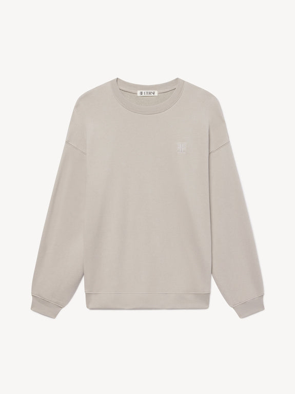 OVERSIZED CREWNECK SWEATSHIRT - Dove