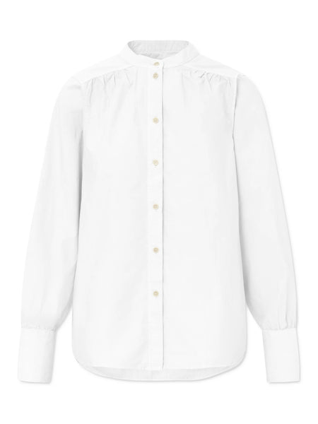 Sabine poplin shirt - white