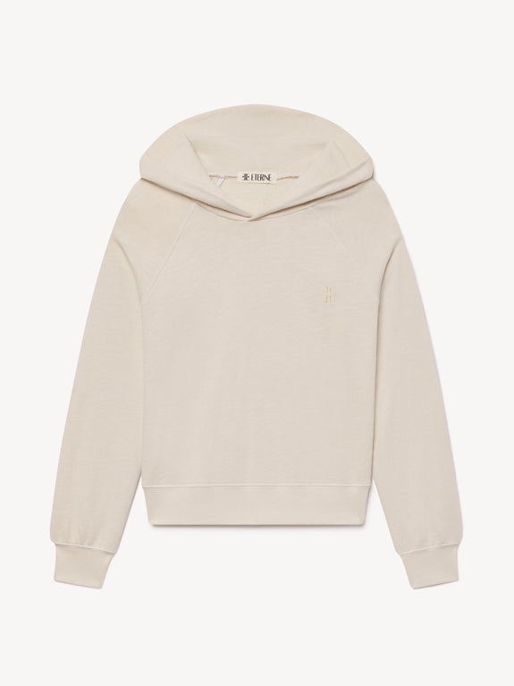 SHRUNKEN HOODIE SWEATSHIRT - bone
