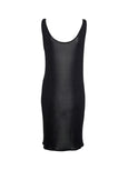 Sporty slip dress Mulberry silk - black