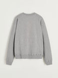 Stitched circular sweatshirt - grey melange