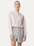 Striped granddad shirt