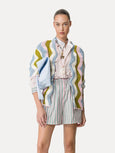 Striped granddad shirt