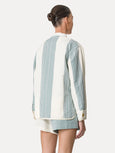 Work jacket in cotton and linen