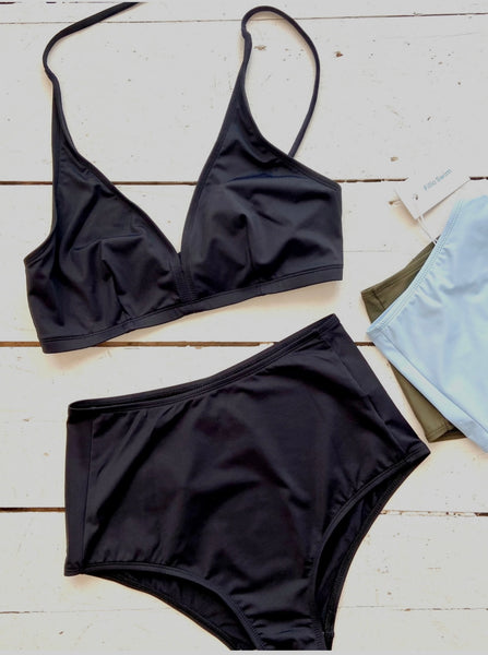 High Waist Bikini Brief - army