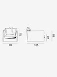 Ghost 01 - Chair Deep and Seat Cushion