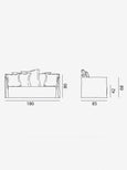 Ghost 10 - Sofa 180 cm