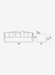 Ghost 14 - Sofa 260 cm