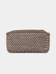 Helen Classic Clutch - mix brownie/salt