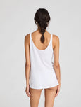 Synne Linen Top - White